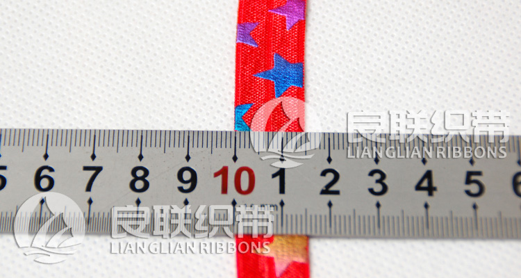 供應(yīng)廈門良聯(lián)彈性帶印刷織帶印刷彈性帶定制