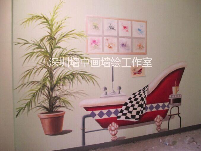 供應(yīng)惠州墻體裝飾從墻體手繪開始 ，墻中畫手繪公司隨叫隨到