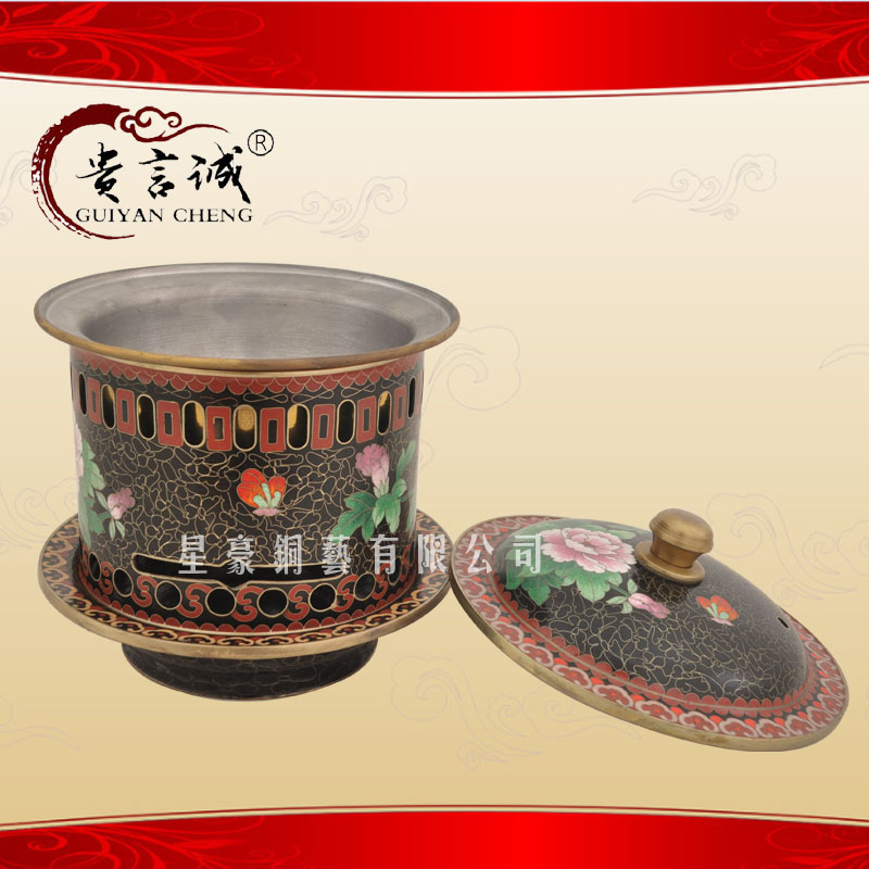 供應(yīng)景泰藍(lán)火鍋 銅火鍋 紫銅火鍋 加厚 分餐火鍋酒精火鍋 銅火鍋