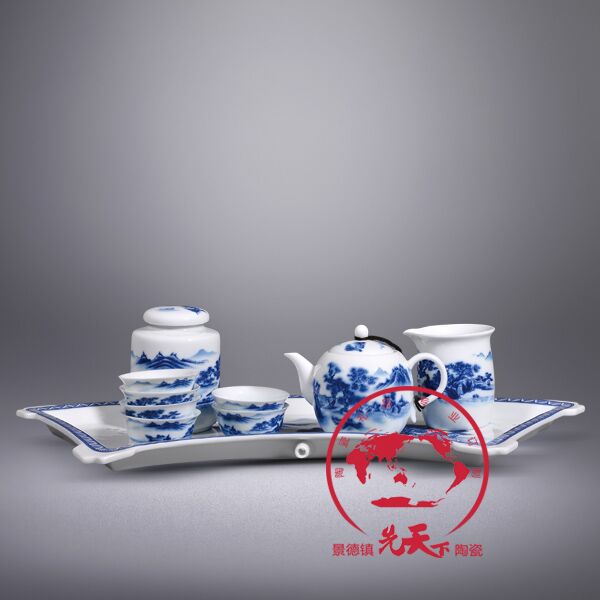 供應(yīng)景德鎮(zhèn)手繪陶瓷茶具，*辦公居家日用茶具