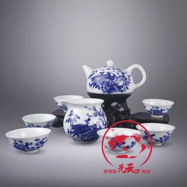供應(yīng)景德鎮(zhèn)手繪陶瓷茶具，*辦公居家日用茶具