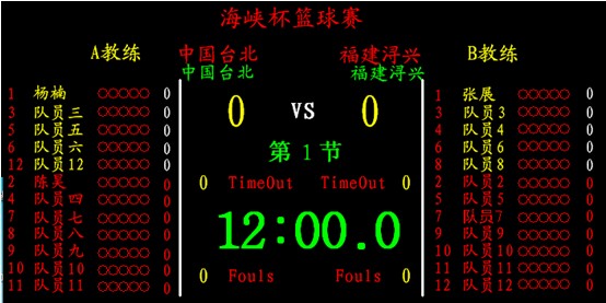 供應籃球比賽計時記分系統(tǒng)供應商