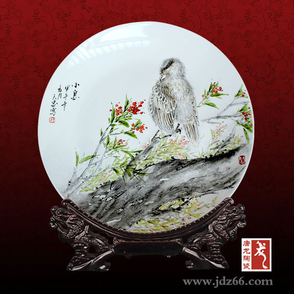 供應(yīng)陶瓷賞盤(pán) 適合送禮的陶瓷賞盤(pán)定做價(jià)格