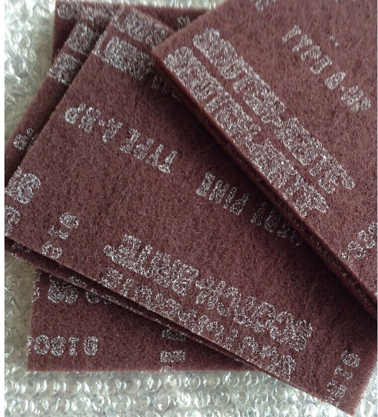 供應(yīng)正品3M7447B工業(yè)百潔布 3M百潔布清潔除銹拋光打磨布