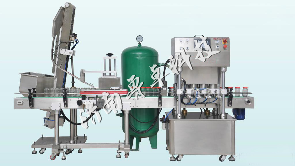 全自動真空旋蓋機 辣椒醬旋蓋機 濟南魯卓 LZ-XGJ011