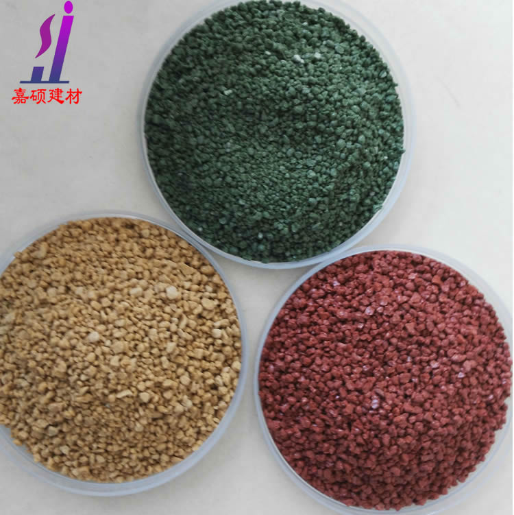 供應(yīng)用于路面鋪設(shè)的陶瓷顆粒 彩色陶瓷顆粒