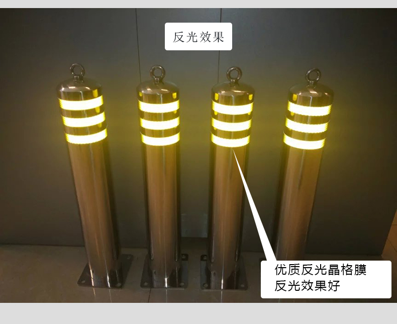不銹鋼警示柱廠家/道路反光立柱/隔離柱/交通隔離反光警示柱