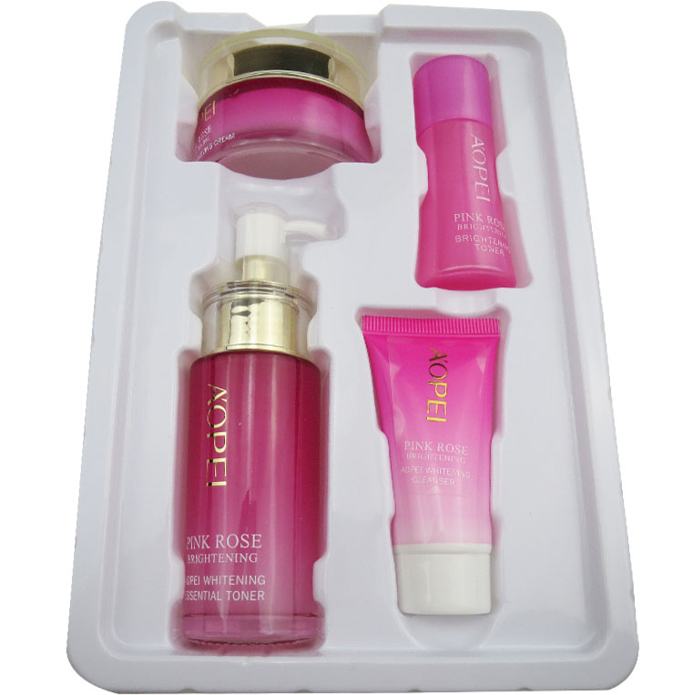 供應歐佩粉玫瑰祛斑套裝美白亮膚補水保