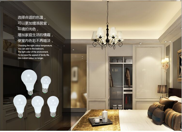 供應(yīng)廠家直銷E27螺旋塑包鋁球泡B22卡口塑包鋁球泡 *塑包鋁球泡 270度發(fā)光球泡 高亮球泡