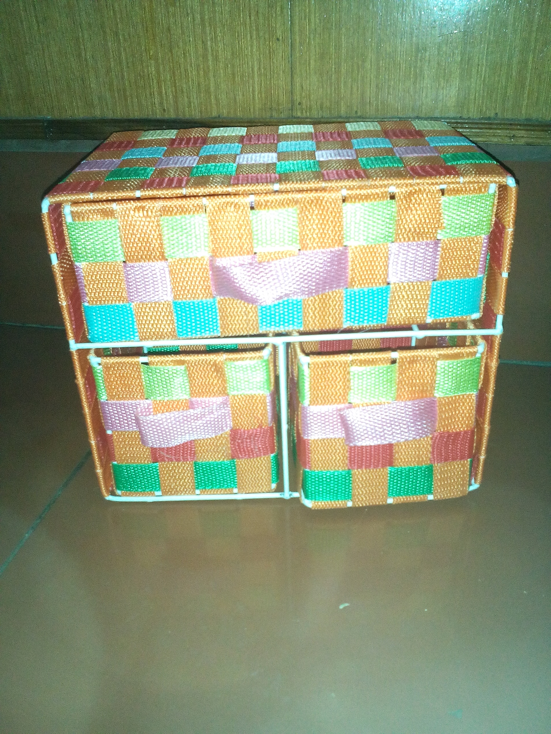 供應(yīng)坐三抽收納筐