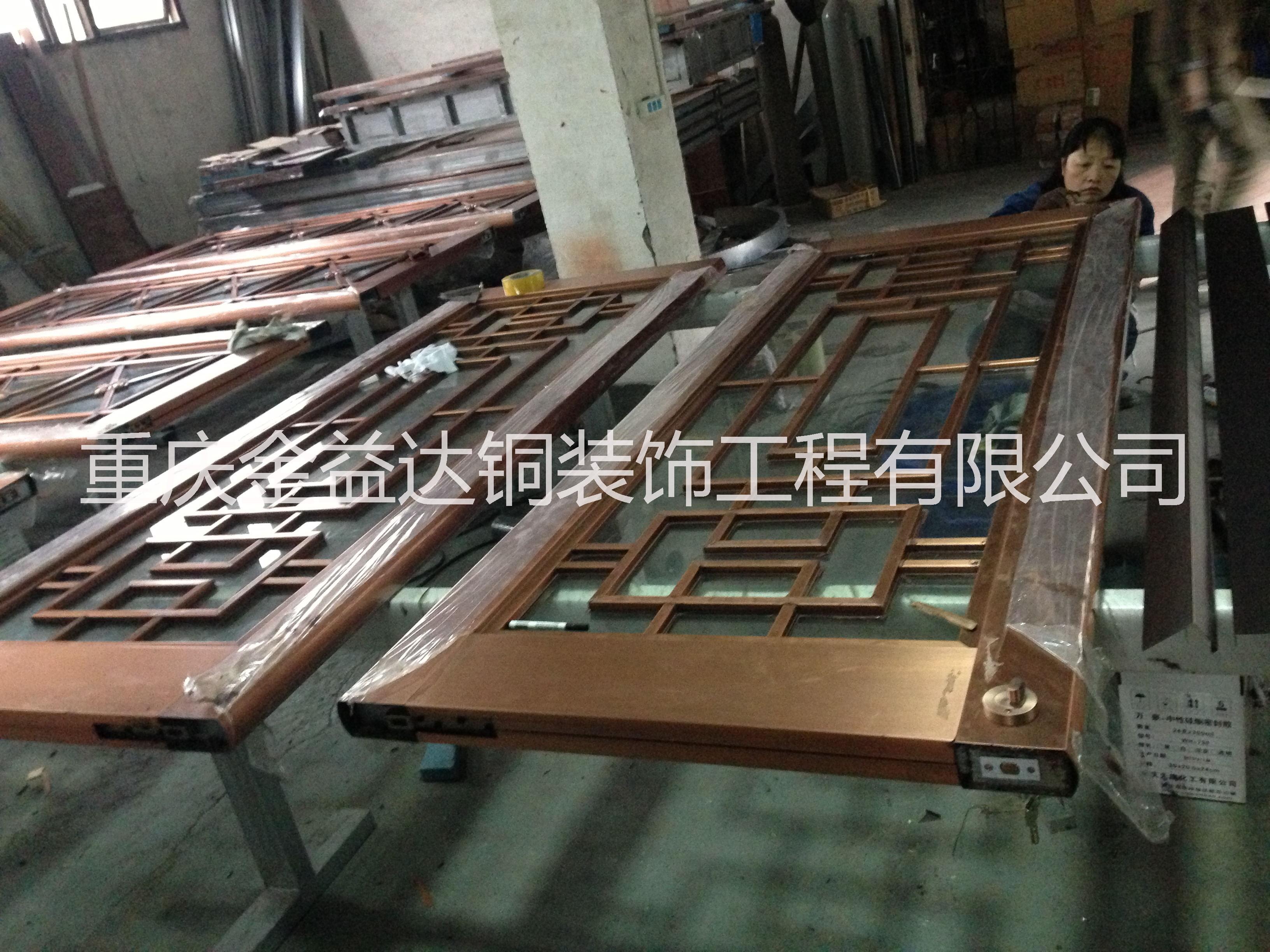 重慶豐都縣鋁合金仿銅門廠家直銷