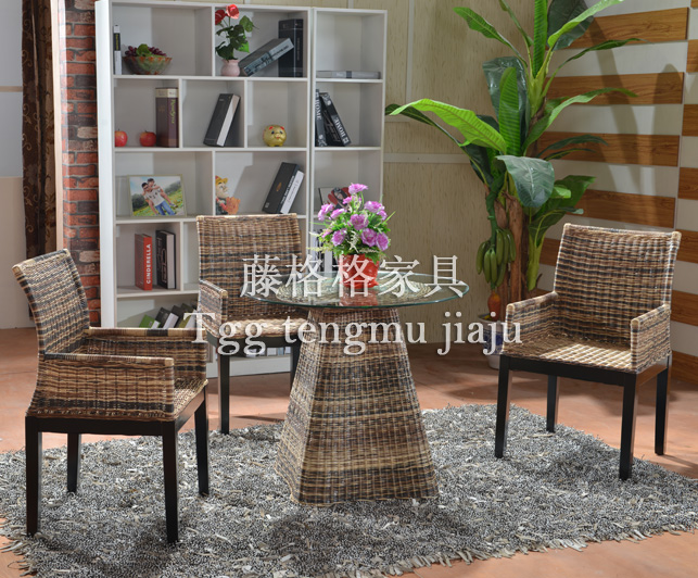 供應用于酒店|餐廳|客廳的藤椅，佛山藤家具，廠家直銷