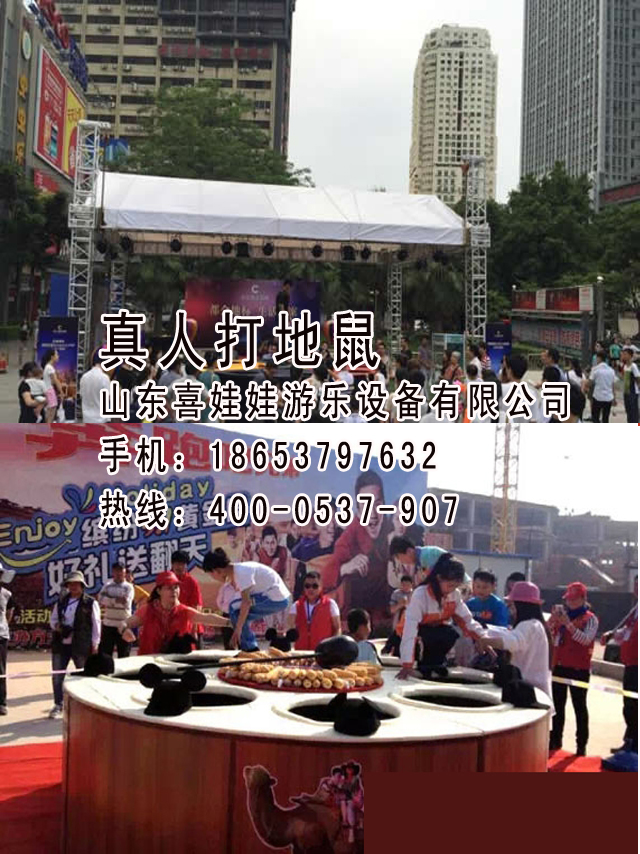 小型真人打地鼠*商