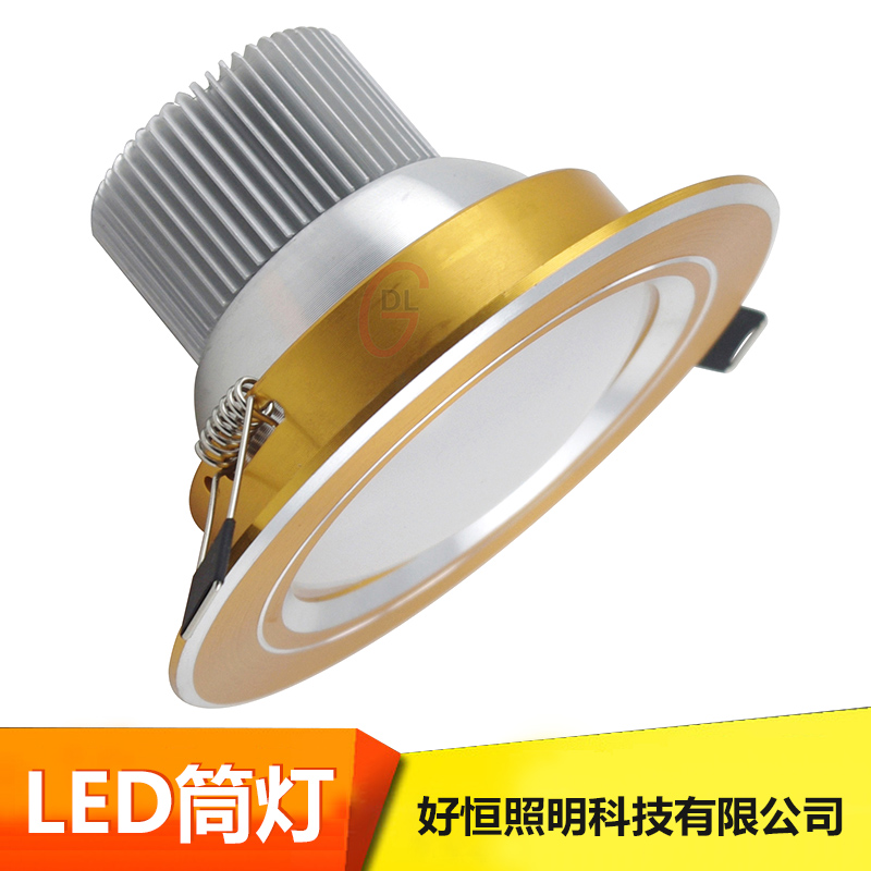 供應(yīng)LED筒燈 LED防霧筒燈 led嵌入式筒燈 雙頭筒燈