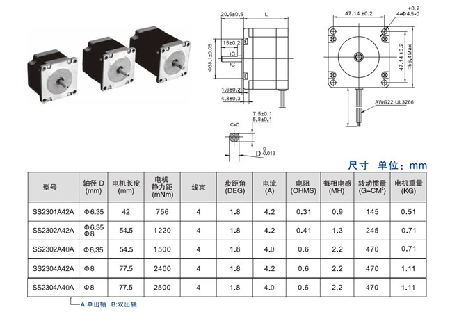 供應(yīng)混合式57mm二相步進(jìn)電機(jī) CE認(rèn)證 定位精度高 輸出力矩高