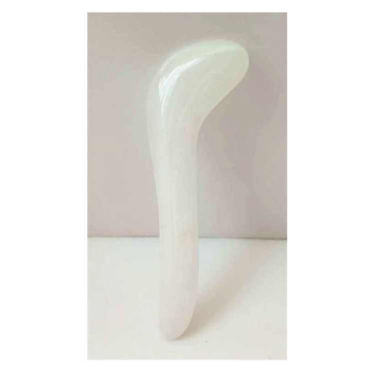 天然白玉石刮痧板 天然白玉舒筋棒