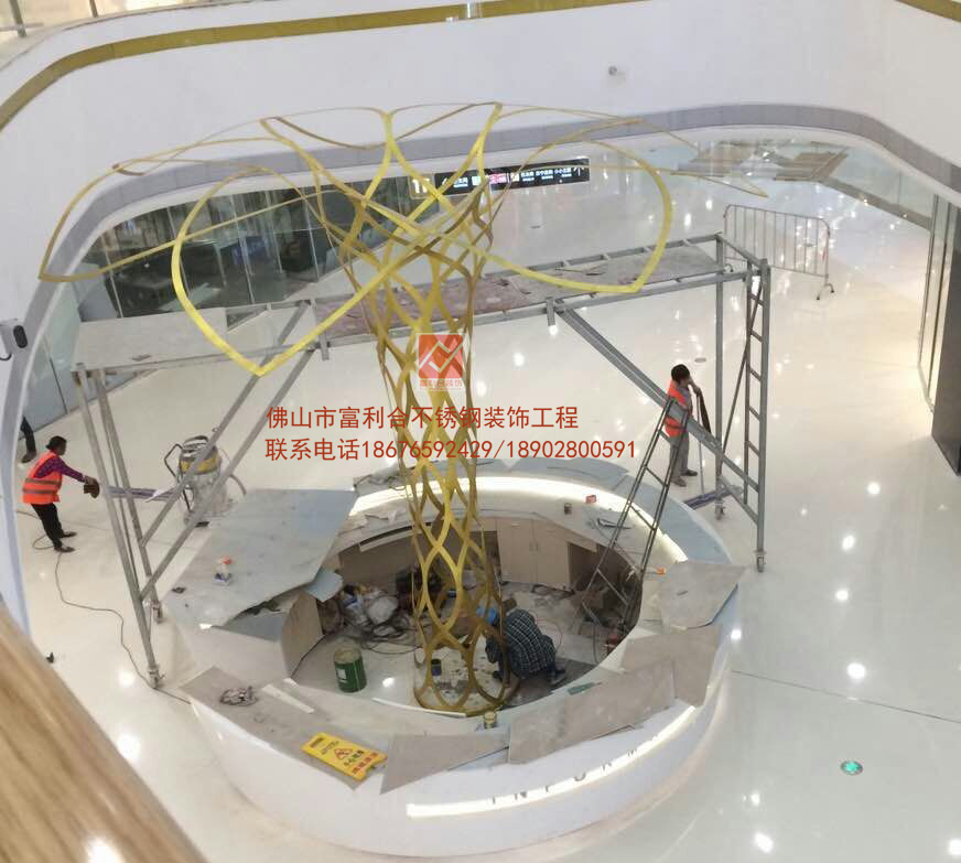 商場裝飾不銹鋼造型 異型裝飾品定做