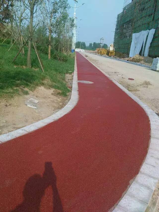 上海盼石透水彩色地坪