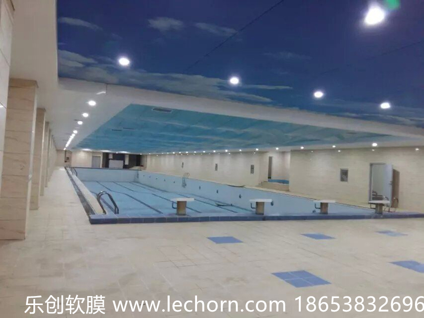 *吊頂游泳館吊頂 吊頂洗浴天花材料-軟膜天花