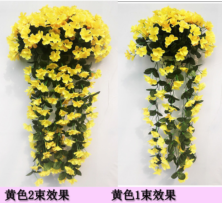 仿真壁掛紫羅蘭 壁掛紫羅蘭仿真