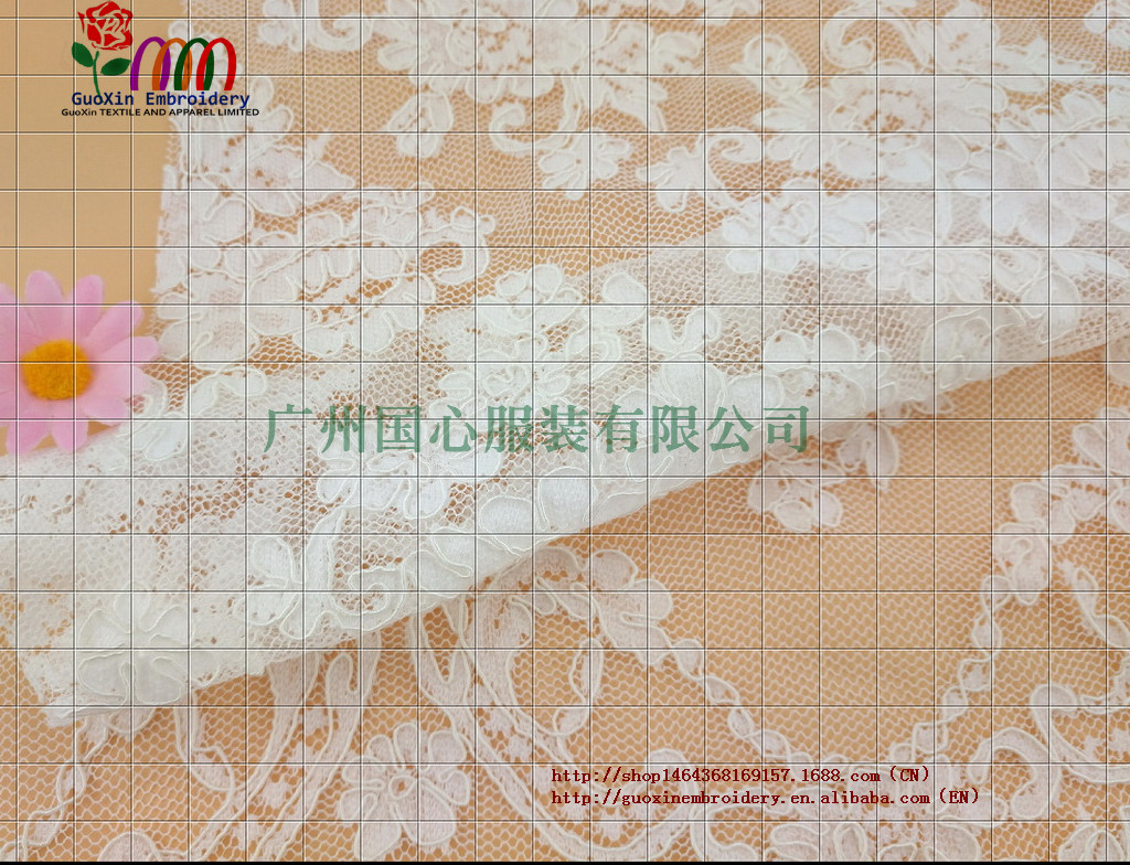 賈卡棉線花邊蕾絲面料 現(xiàn)貨供應(yīng)各種花邊 蕾絲 *