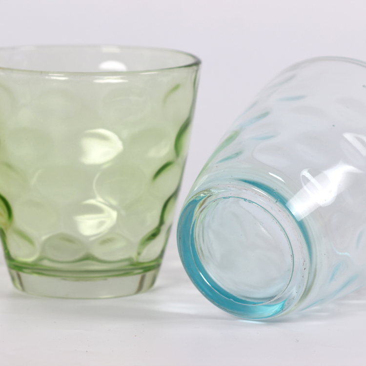 廠家直銷300ml炫彩雨點水杯