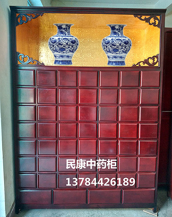 *柜木中藥標(biāo)簽斗子*斗柜定做中藥櫥