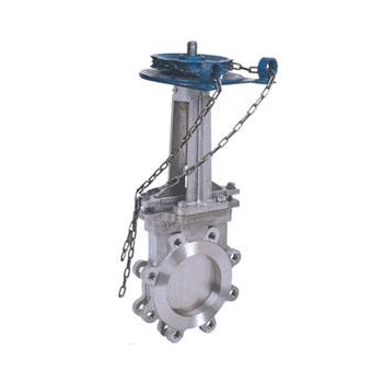 上海手動(dòng)對(duì)夾式刀型閘閥，法蘭閘閥廠家，不銹鋼閘閥