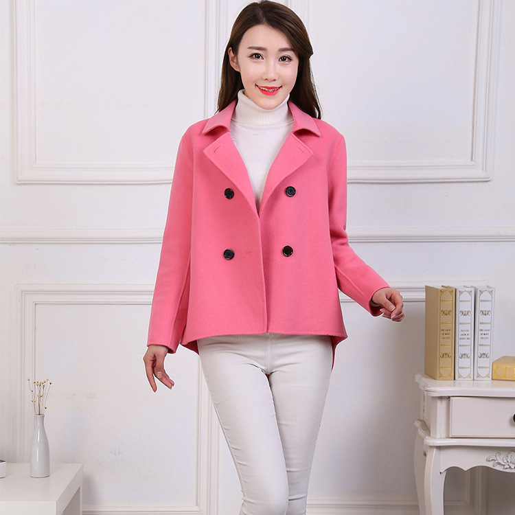 2017春秋杜影韓版女手工大衣