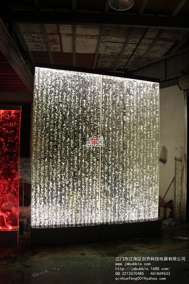 上海氣泡墻，常州隔斷屏風(fēng)，水舞氣泡墻，亞克力氣泡墻，水舞屏風(fēng)，批發(fā)水舞氣泡墻