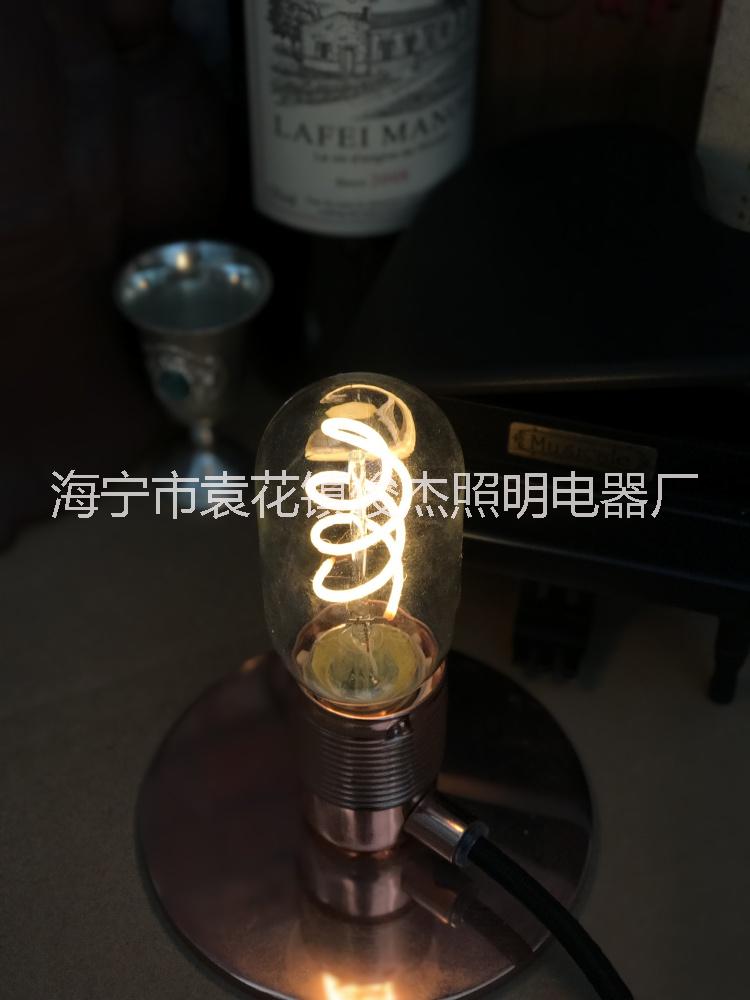 T45柔性燈絲仿古燈led愛(ài)迪生仿古燈led創(chuàng)意柔性燈絲燈歐式風(fēng)格