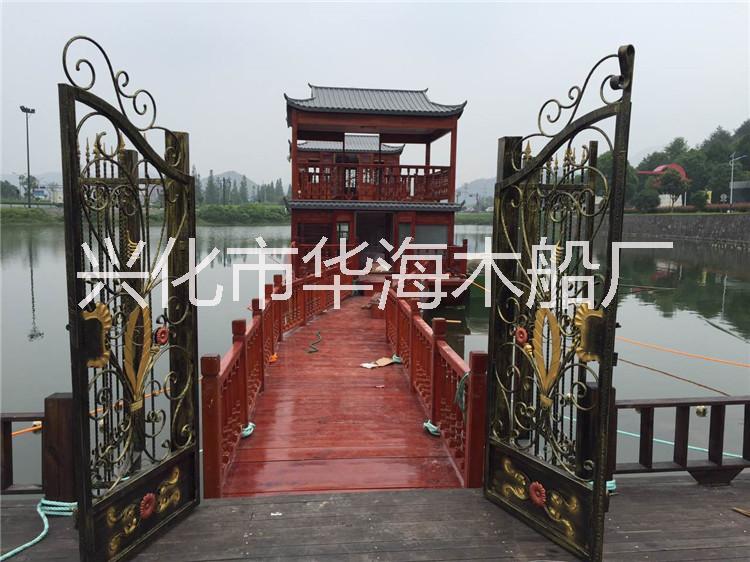 仿古畫(huà)舫電動(dòng)畫(huà)舫豪華畫(huà)舫｜游覽船｜觀光船 仿古畫(huà)舫船