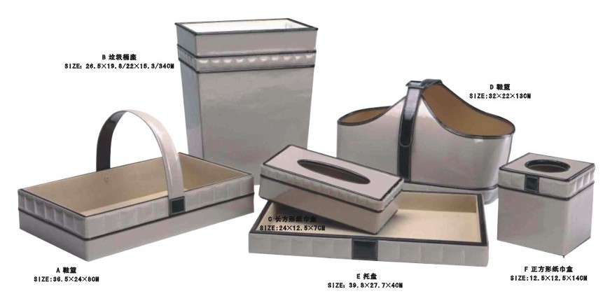 酒店服務(wù)指南本定制客房皮具用品