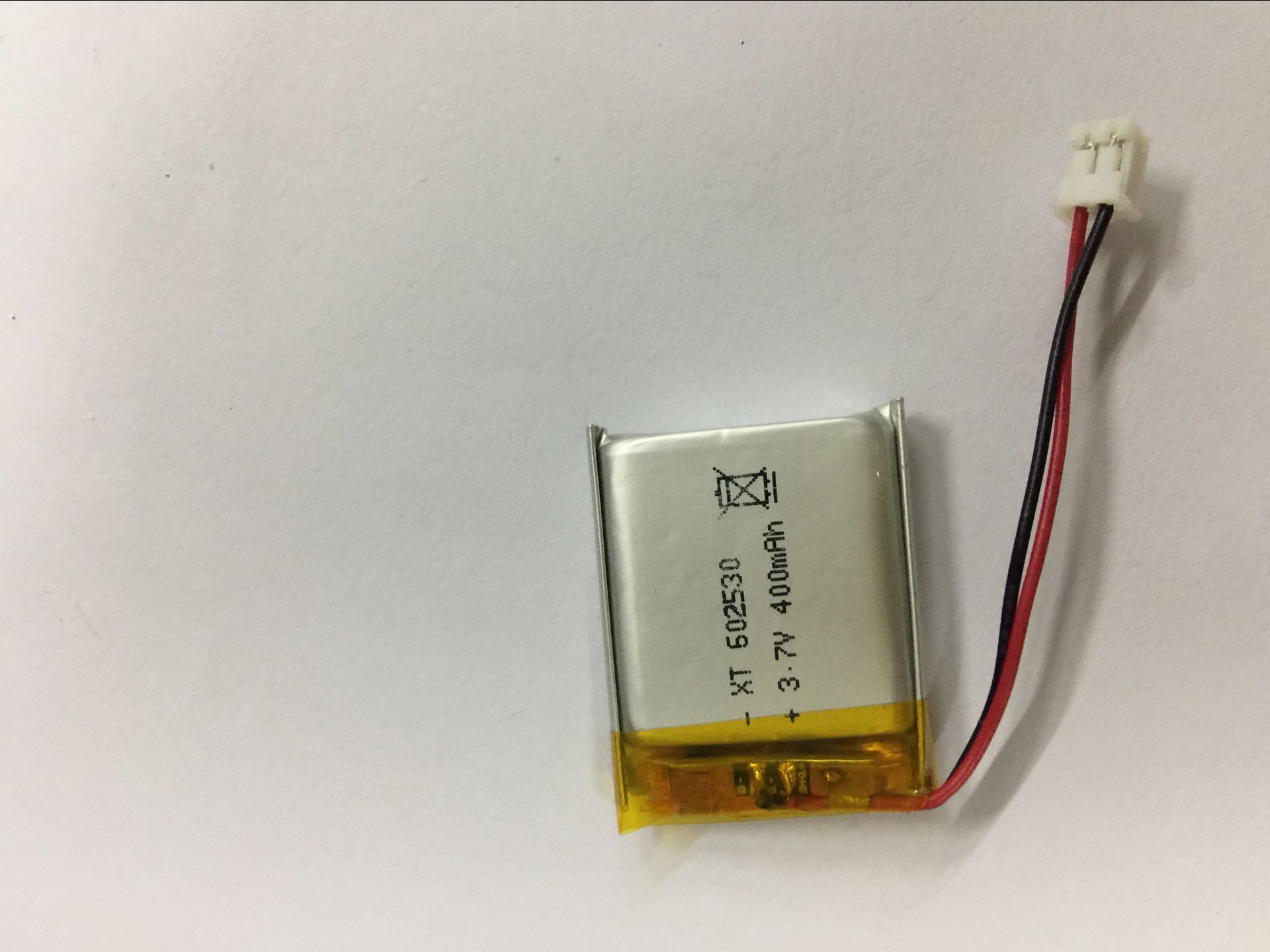 供應3.7V1600mAH LED臺燈用聚合物鋰離子電池