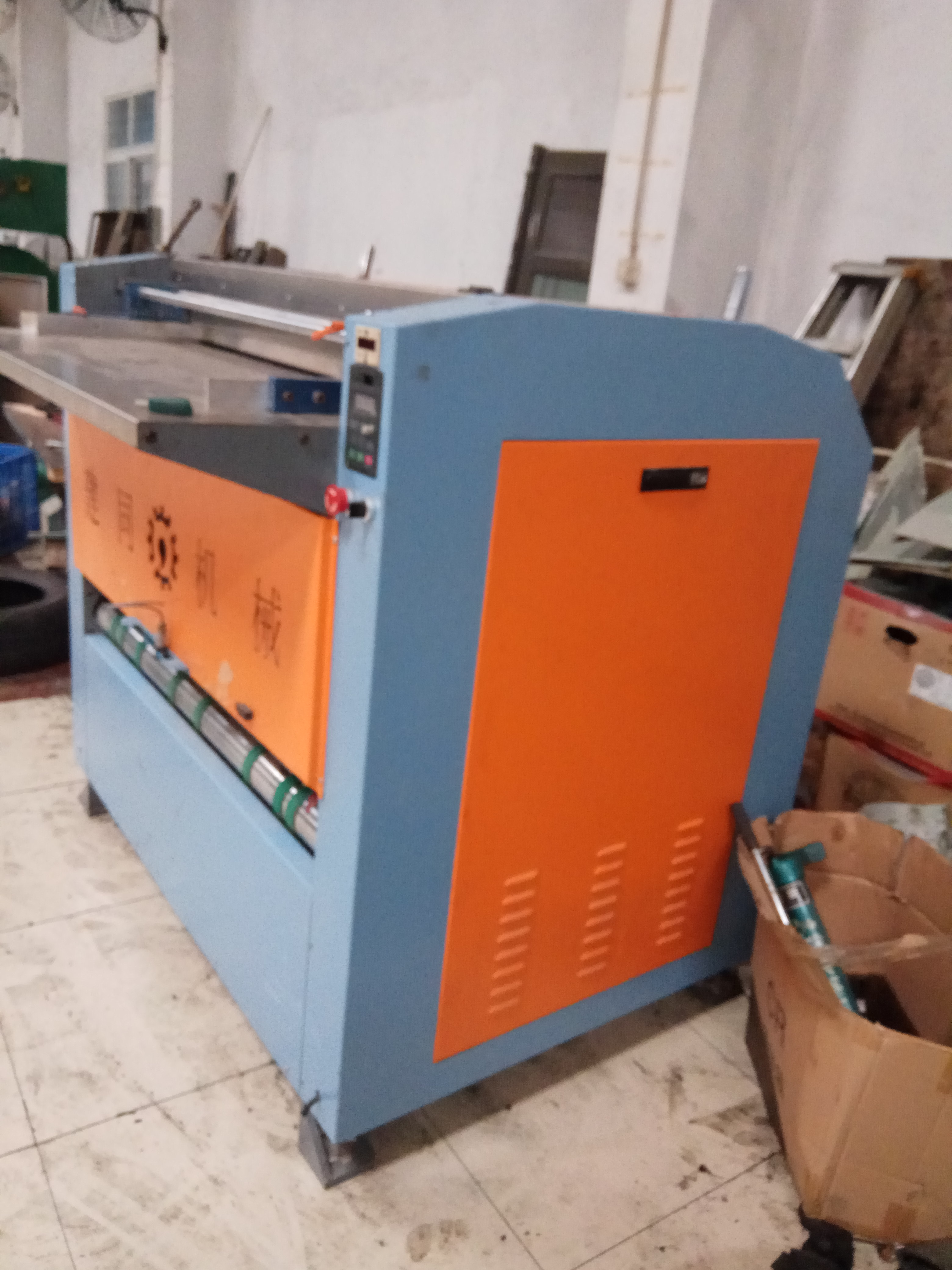 二手1200開槽機，滾筒式起溝機