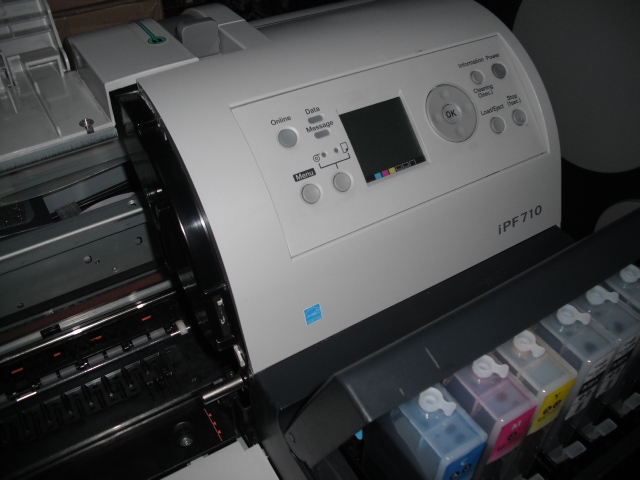 9成新canon佳能ipf710 9成新canon佳能大幅面打印機
