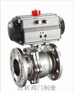 上海Q641F氣動法蘭球閥，全國石油化工廠*球閥