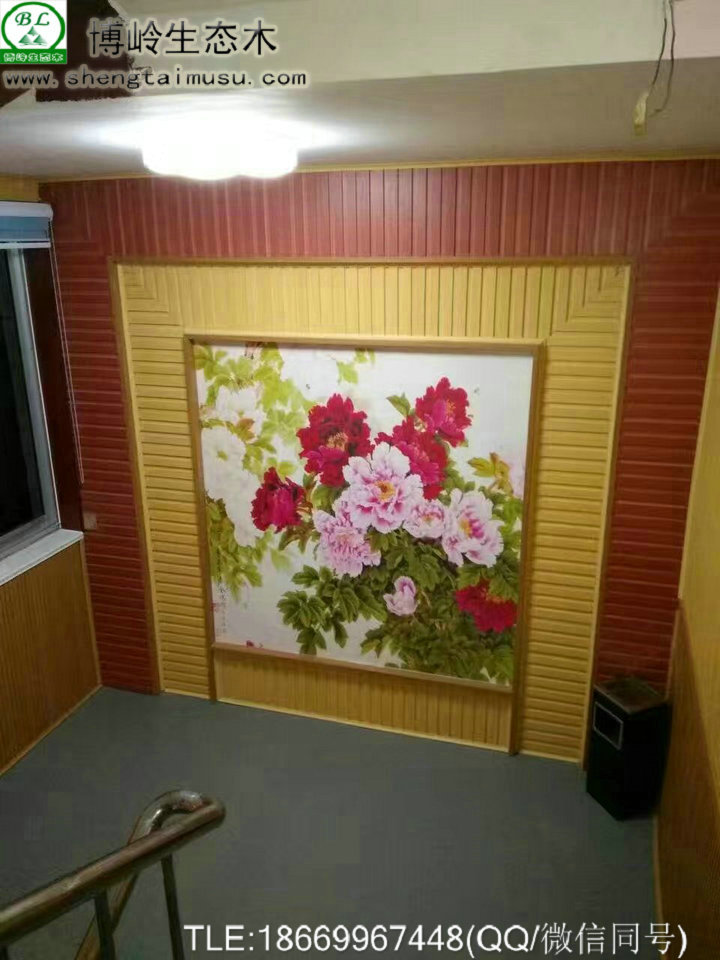 博嶺生態(tài)木護墻板效果圖美