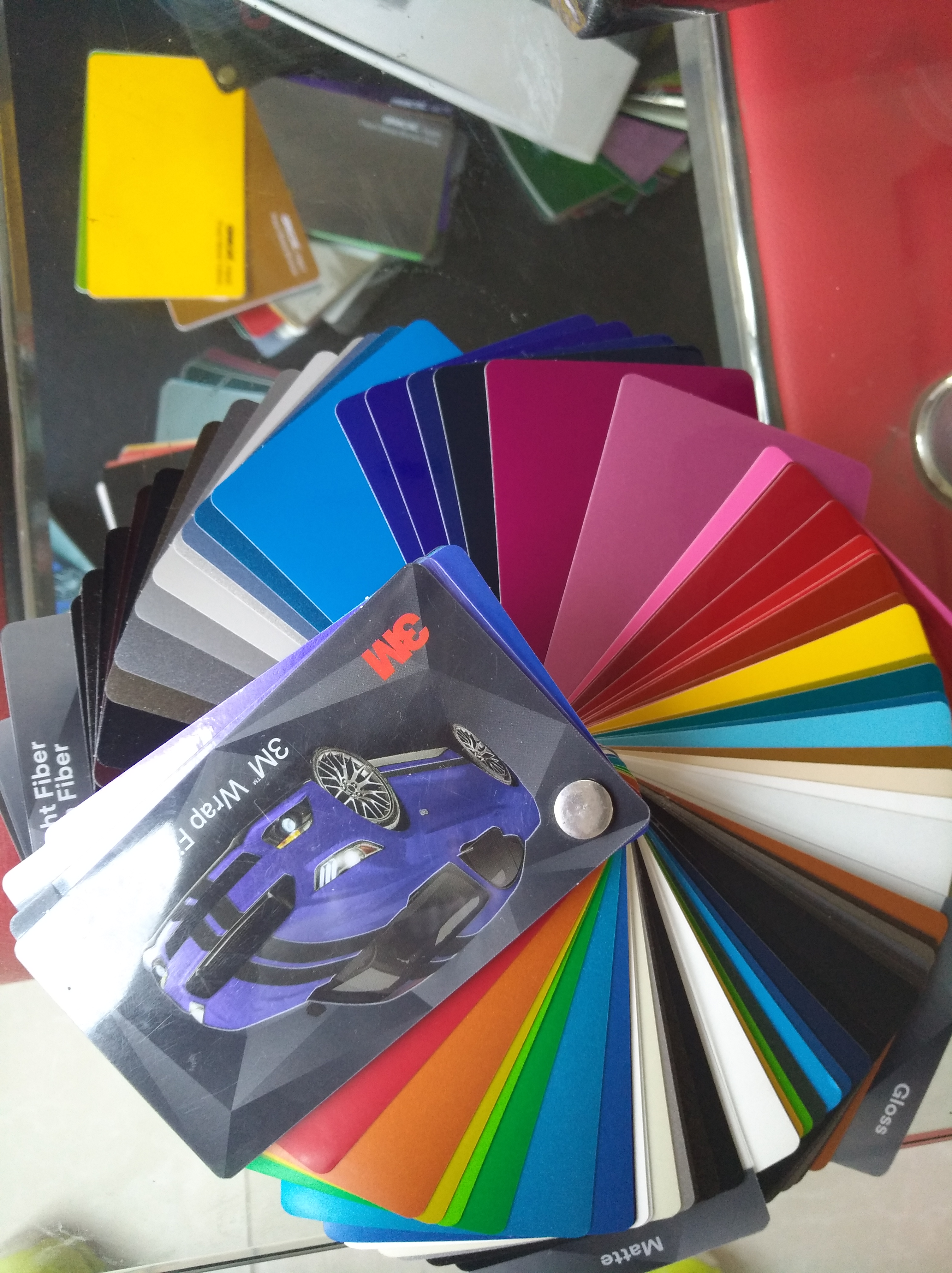 改色膜色卡部分欣賞