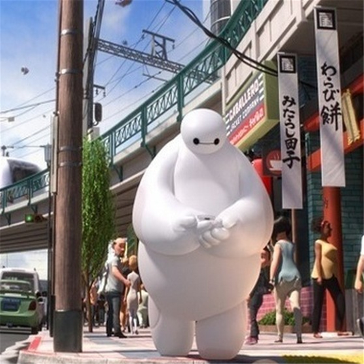 東莞雕塑廠/ 大白雕塑/ 玻璃鋼卡通雕塑