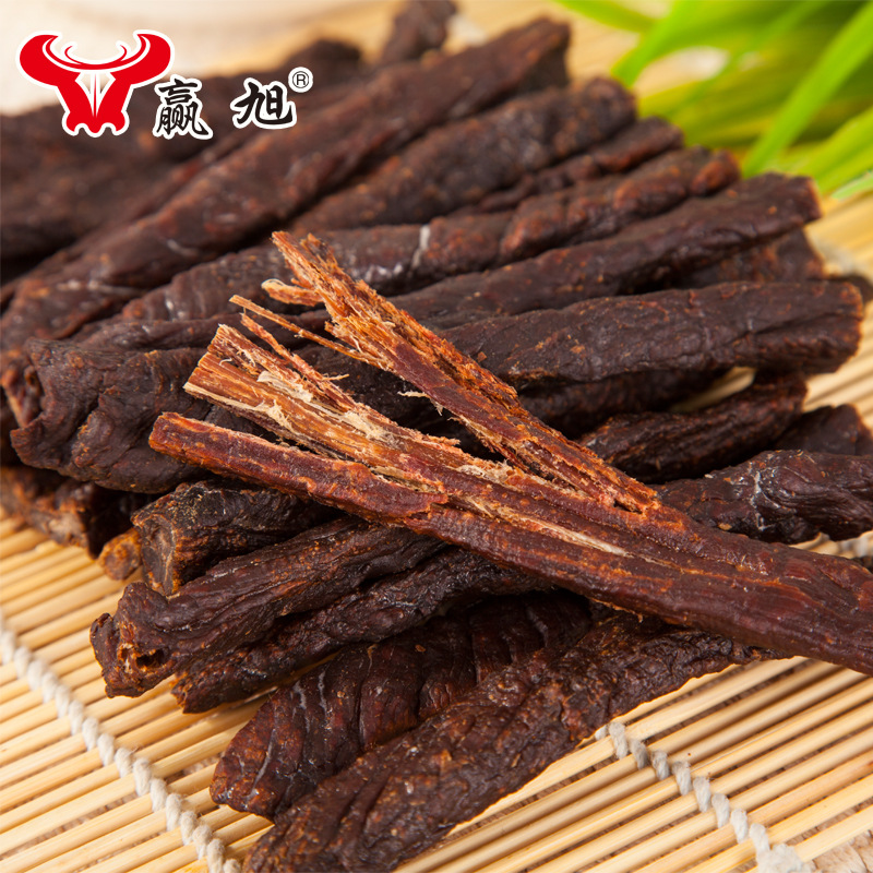 內(nèi)蒙古特產(chǎn)手撕風(fēng)干牛肉218g罐裝休閑特色小吃兒童零食超干牛肉條 手撕風(fēng)干牛肉超干牛肉條