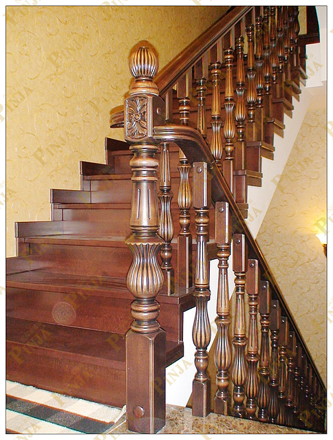 櫸木混搭上海樓梯_自制木質(zhì)混搭樓梯_青浦樓梯制作施工