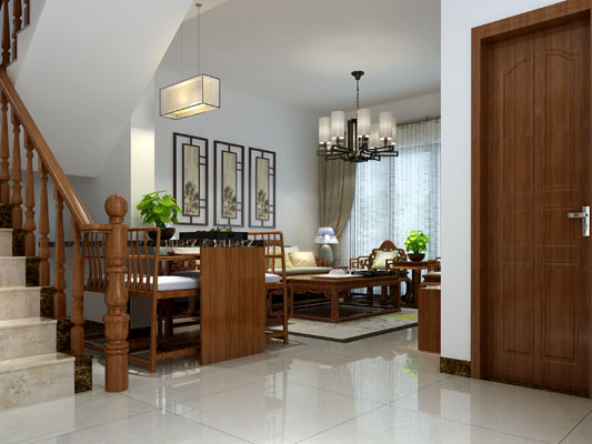 山湖海別墅現(xiàn)代中式