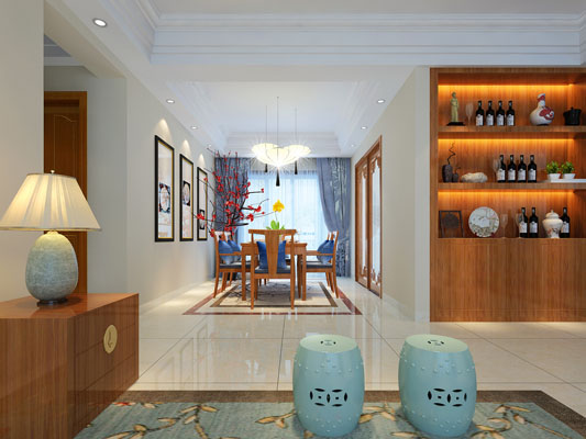 現(xiàn)代花園現(xiàn)代中式