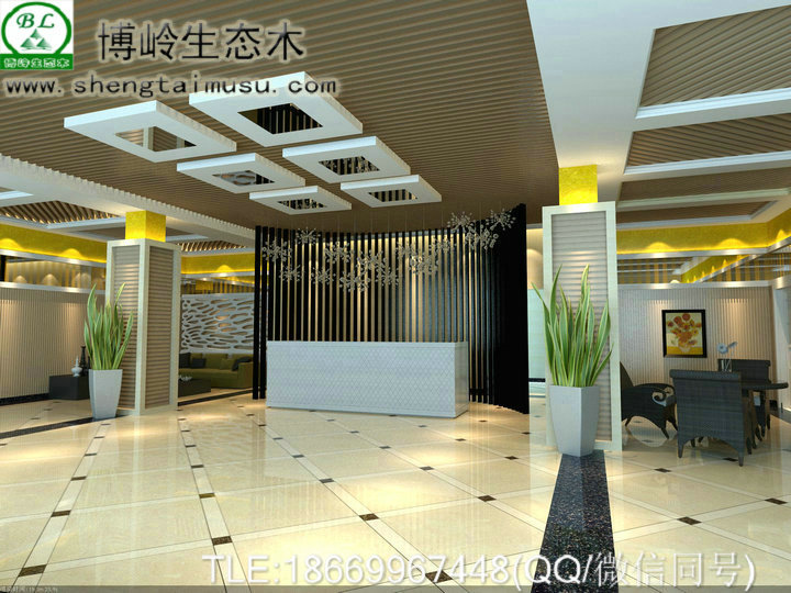 博嶺生態(tài)木天花輕鋼龍骨100*120天花