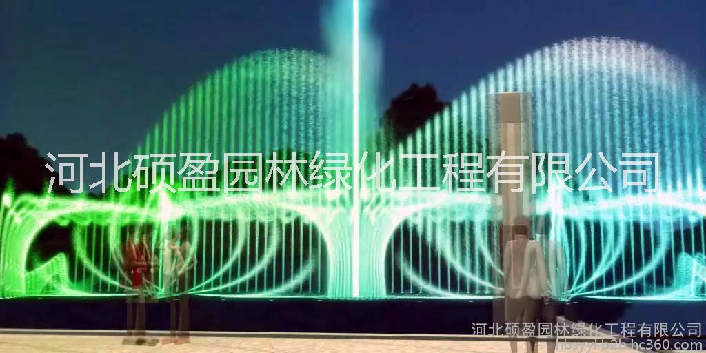 音樂(lè)噴泉假山?jīng)鐾さ袼荛L(zhǎng)廊花架牌坊