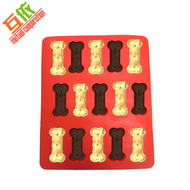 現(xiàn)貨供應(yīng)創(chuàng)意狗骨頭腳印硅膠模 動物款式餅干模具 硅膠蛋糕模