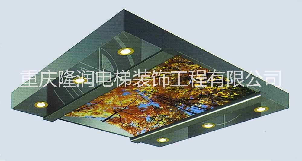 電梯吊頂 鏡面不銹鋼吊頂 豪華吊頂定制 廠家直銷 重慶電梯吊頂