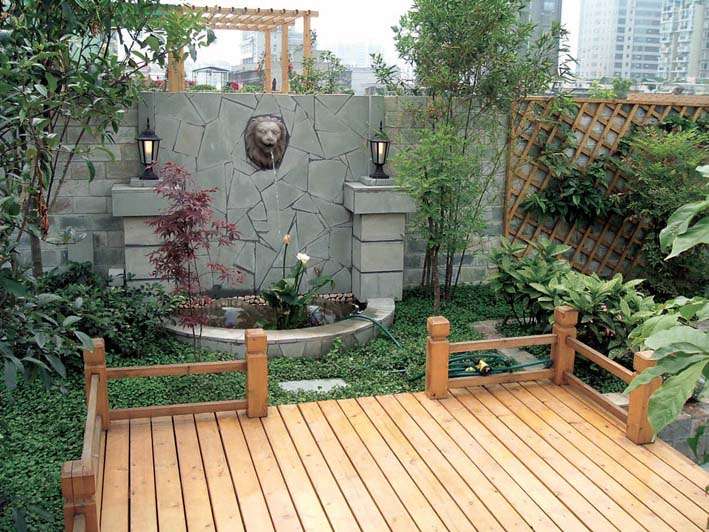 屋頂花園 亭臺樓閣