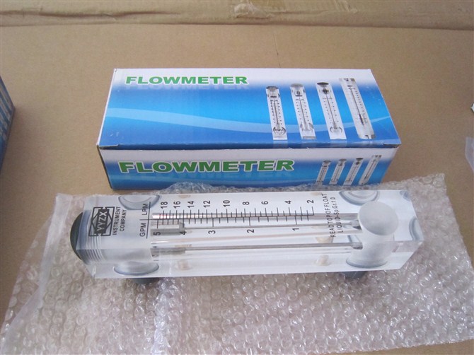 水處理面板流量計(jì) 5GPM流量計(jì)  水流量計(jì) 液體流量計(jì) 有機(jī)玻璃面板式流量計(jì)
